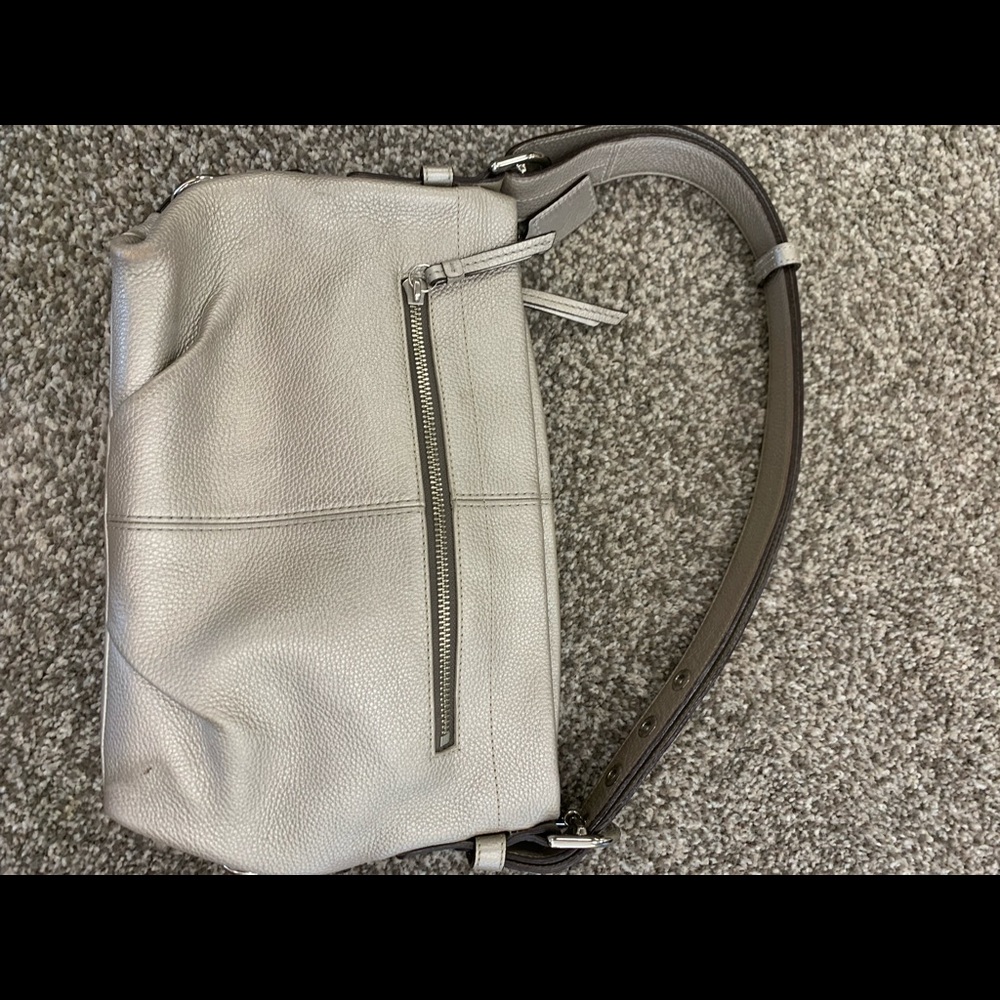 Coach platinum shoulder bag